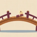 Why Crypto Bridges Keep Getting Hacked - illustration: a warm wooden footbridge spanning a gap