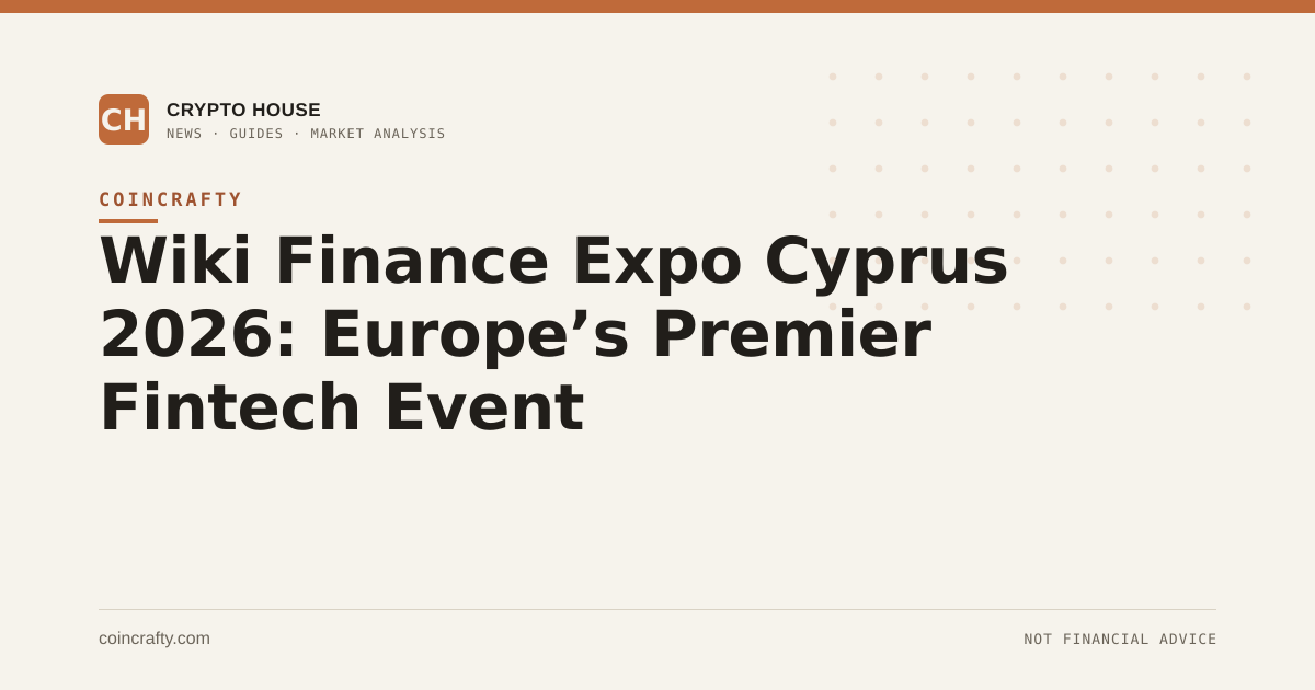 Wiki Finance Expo Cyprus 2026: Europe’s Premier Fintech Event