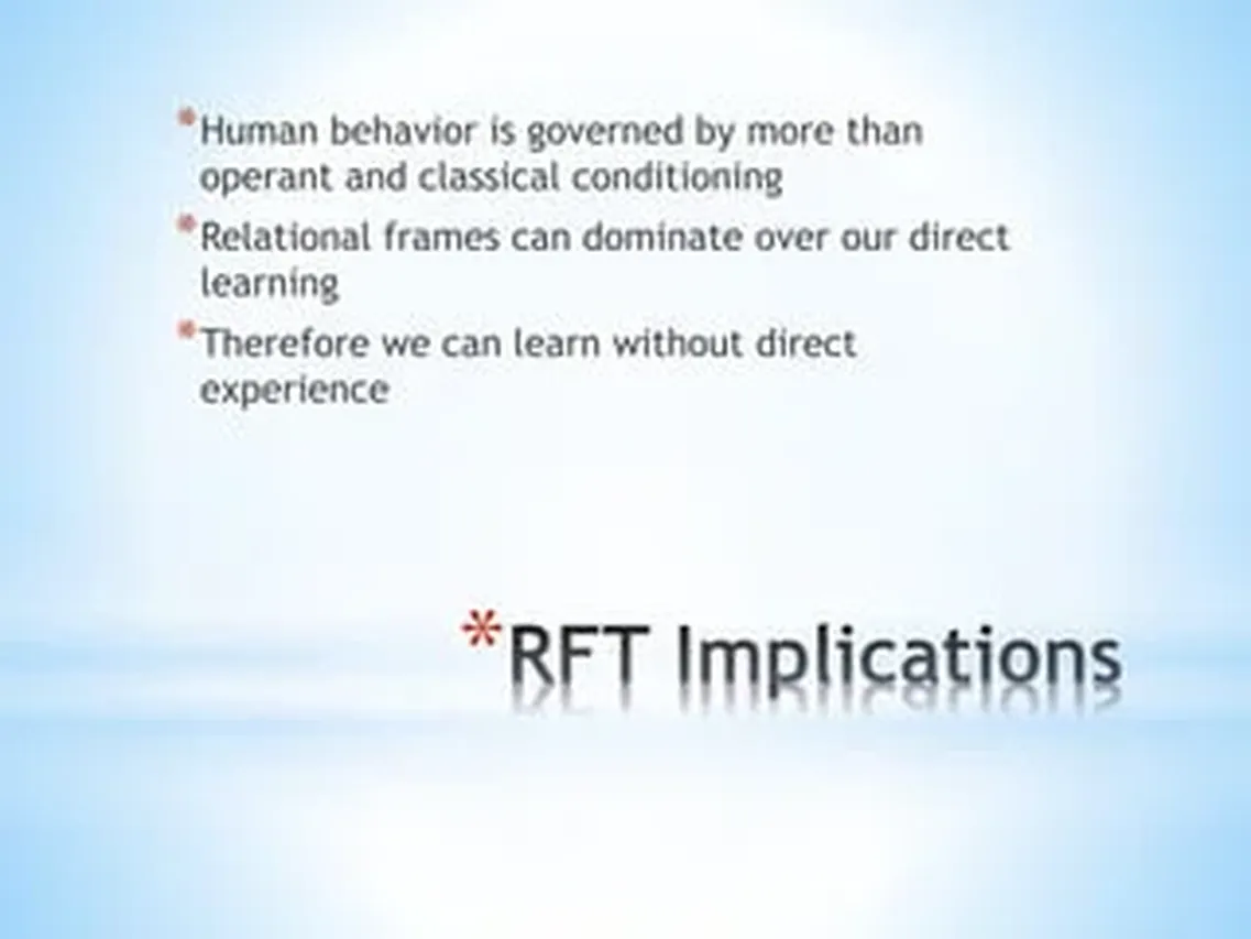 Harnessing the Power of Relational Frame Theory (RFT) in Business Communication